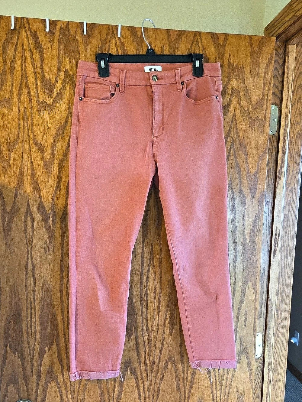 Pistola Skinny Jeans in Pink Waist 31